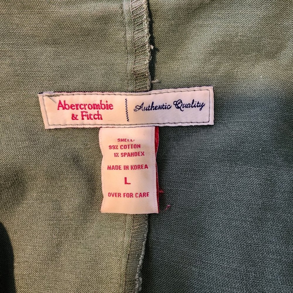 Abercrombie & Fitch women's military jacket, size large - Picture 8 of 11